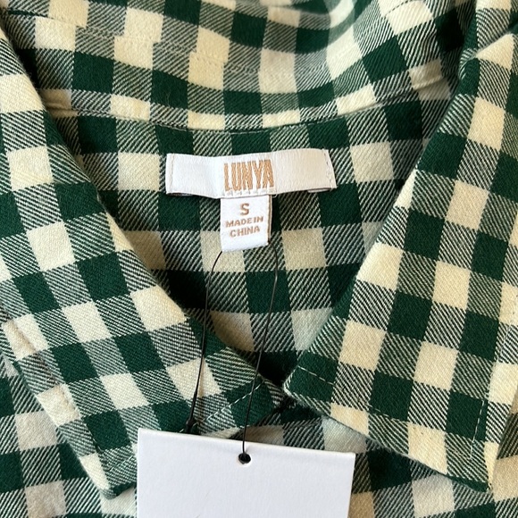 NWT Lunya Men's Brushed Flannel Long Sleeve Pant Set Size S - Picture 3 of 6